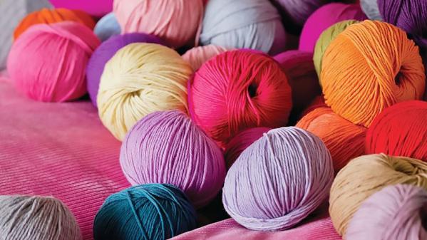 رنگبندی متنوع نخ پنبه